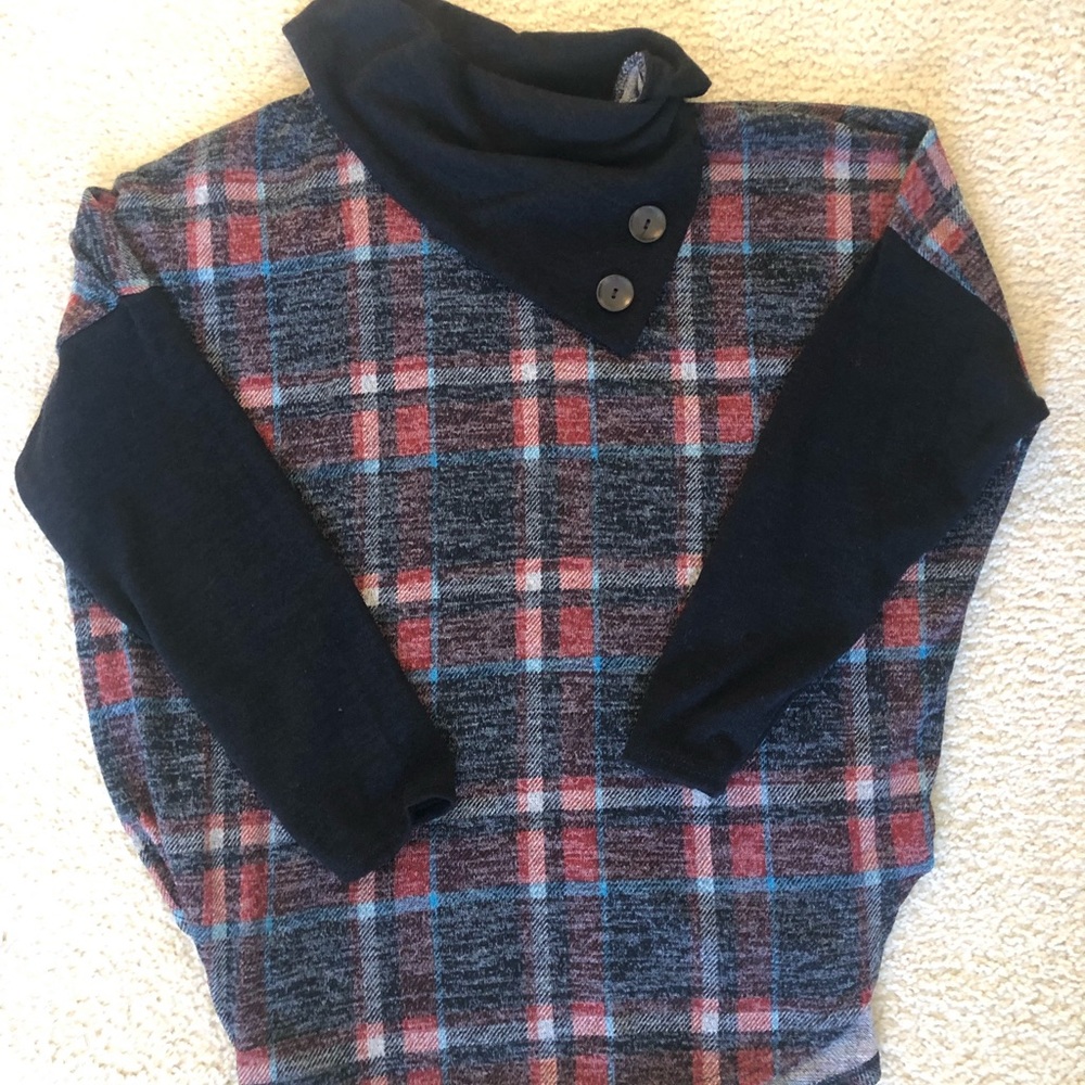 Filly flair plaid thin sweater